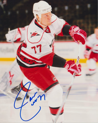 JOE CORVO SIGNED CAROLINA HURRICANES 8X10 PHOTO 2