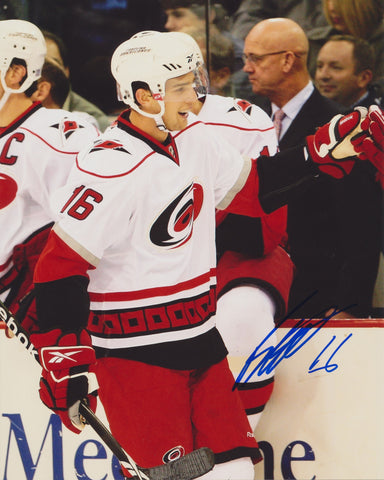 BRANDON SUTTER SIGNED CAROLINA HURRICANES 8X10 PHOTO 2