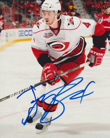 JAMIE MCBAIN SIGNED CAROLINA HURRICANES 8X10 PHOTO