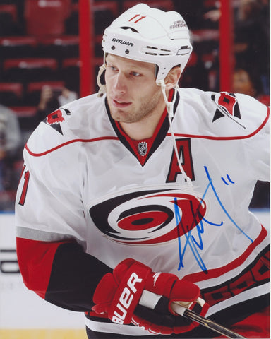 JORDAN STAAL SIGNED CAROLINA HURRICANES 8X10 PHOTO 3