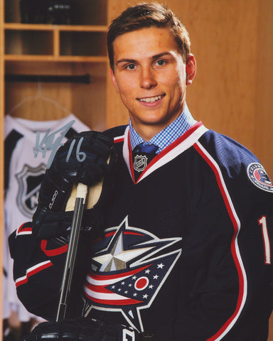 KERBY RYCHEL SIGNED COLUMBUS BLUE JACKETS 8X10 PHOTO