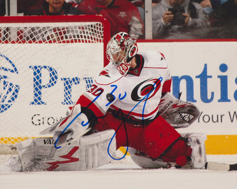 CAM WARD SIGNED CAROLINA HURRICANES 8X10 PHOTO