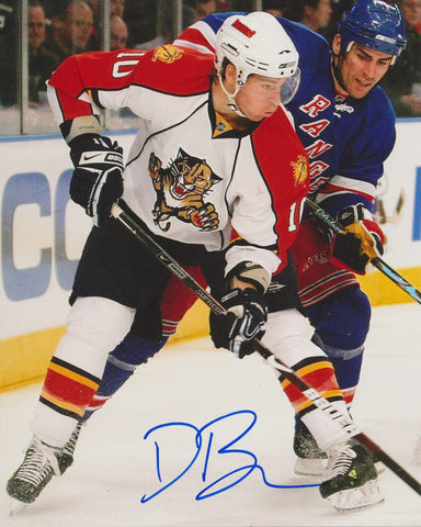 DAVID BOOTH SIGNED FLORIDA PANTHERS 8X10 PHOTO