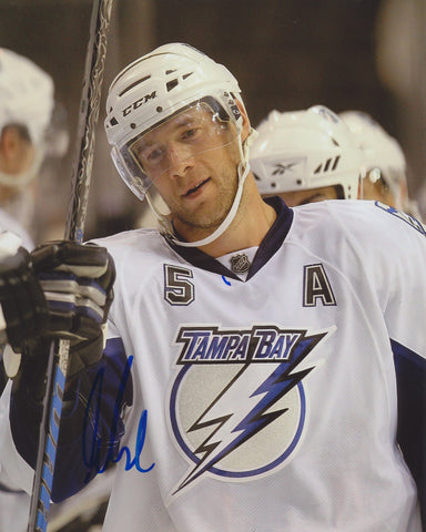 MATTIAS OHLUND SIGNED TAMPA BAY LIGHTNING 8X10 PHOTO