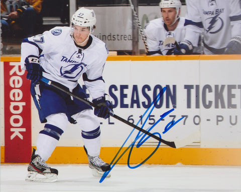 JONATHAN DROUIN SIGNED TAMPA BAY LIGHTNING 8X10 PHOTO 3