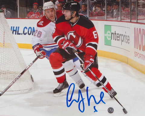 ANDY GREEN SIGNED NEW JERSEY DEVILS 8X10 PHOTO