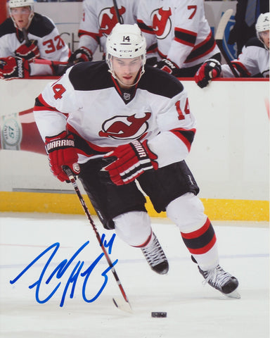 ADAM HENRIQUE SIGNED NEW JERSEY DEVILS 8X10 PHOTO