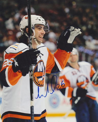 MATT MOULSON SIGNED NEW YORK ISLANDERS 8X10 PHOTO