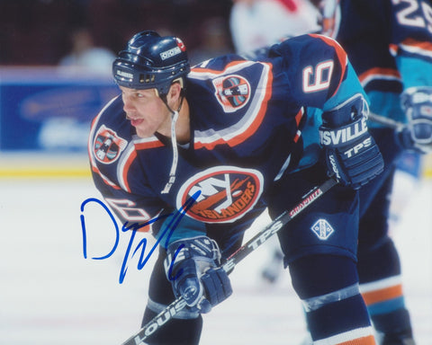 DOUG HOUDA SIGNED NEW YORK ISLANDERS 8X10 PHOTO
