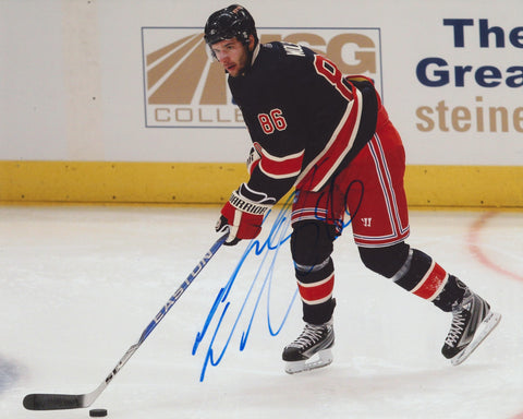 WOJTEK WOLSKI SIGNED NEW YORK RANGERS 8X10 PHOTO