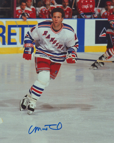 CRAIG MACTAVISH SIGNED NEW YORK RANGERS 8X10 PHOTO
