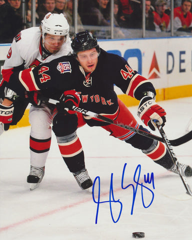 STEVE EMINGER SIGNED NEW YORK RANGERS 8X10 PHOTO