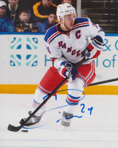 RYAN CALLAHAN SIGNED NEW YORK RANGERS 8X10 PHOTO