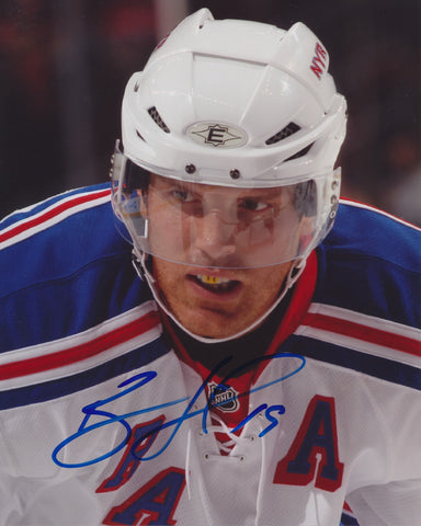 BRAD RICHARDS SIGNED NEW YORK RANGERS 8X10 PHOTO
