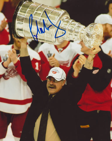 PAUL MACLEAN SIGNED DETROIT RED WINGS 8X10 PHOTO