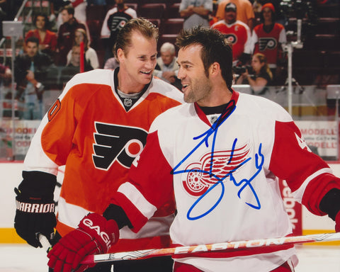 TODD BERTUZZI SIGNED DETROIT RED WINGS 8X10 PHOTO