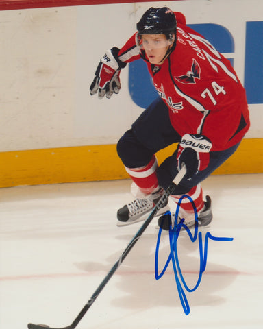 JOHN CARLSON SIGNED WASHINGTON CAPITALS 8X10 PHOTO