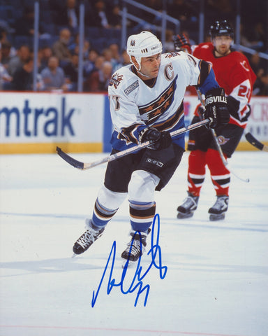 ADAM OATES SIGNED WASHINGTON CAPITALS 8X10 PHOTO