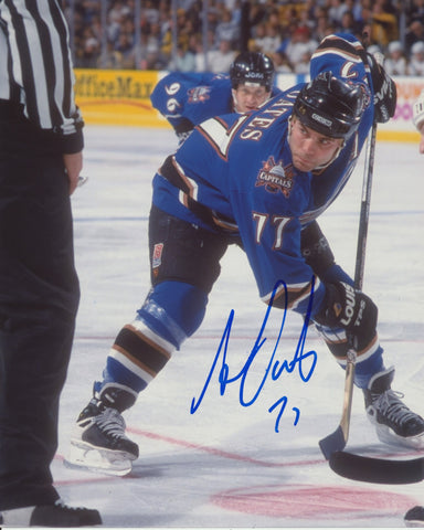 ADAM OATES SIGNED WASHINGTON CAPITALS 8X10 PHOTO 2