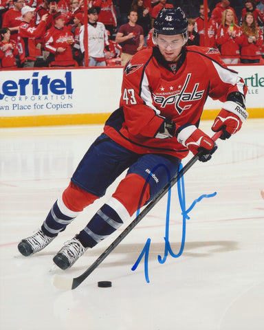 TOM WILSON SIGNED WASHINGTON CAPITALS 8X10 PHOTO