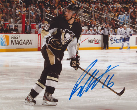 BRANDON SUTTER SIGNED PITTSBURGH PENGUINS 8X10 PHOTO 2