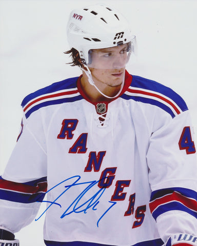 J.T. MILLER SIGNED NEW YORK RANGERS 8X10 PHOTO 4