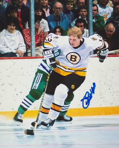 JIM SCHOENFELD SIGNED BOSTON BRUINS 8X10 PHOTO