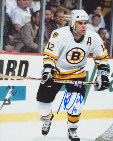 ADAM OATES SIGNED BOSTON BRUINS 8X10 PHOTO 2