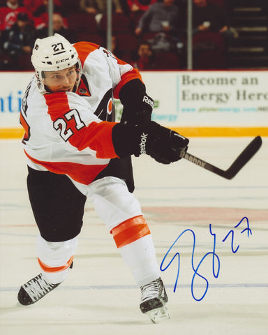 BRUNO GERVAIS SIGNED PHILADELPHIA FLYERS 8X10 PHOTO
