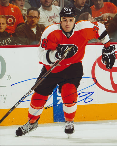 ZAC RINALDO SIGNED PHILADELPHIA FLYERS 8X10 PHOTO