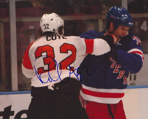 RILEY COTE SIGNED PHILADELPHIA FLYERS 8X10 PHOTO