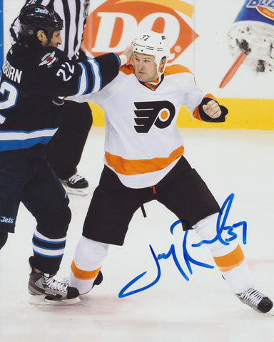 JAY ROSEHILL SIGNED PHILADELPHIA FLYERS 8X10 PHOTO 2