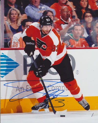 JAKUB VORACEK SIGNED PHILADELPHIA FLYERS 8X10 PHOTO 2