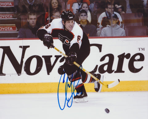 CHRIS THERIEN SIGNED PHILADELPHIA FLYERS 8X10 PHOTO 3