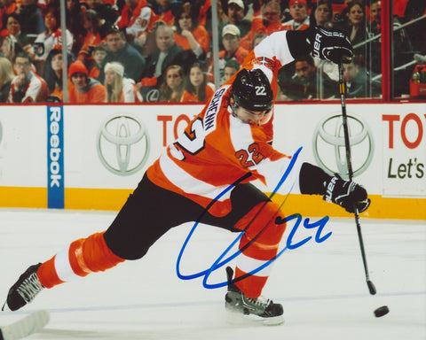 LUKE SCHENN SIGNED PHILADELPHIA FLYERS 8X10 PHOTO 6