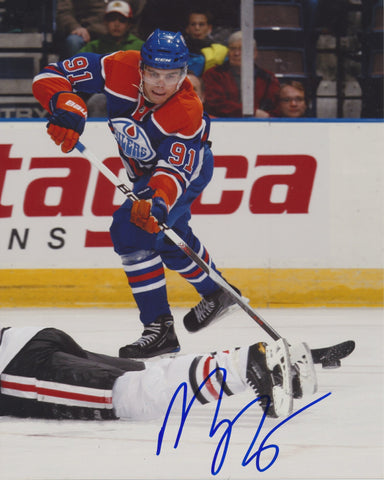 MAGNUS PAAJARVI SIGNED EDMONTON OILERS 8X10 PHOTO 2