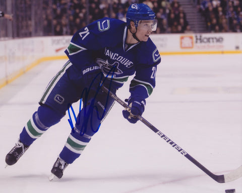 MASON RAYMOND SIGNED VANCOUVER CANUCKS 8X10 PHOTO