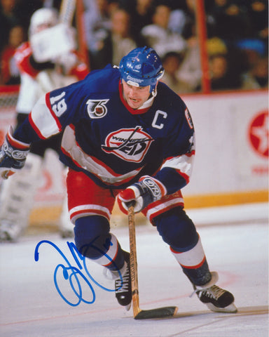 TROY MURRAY SIGNED WINNIPEG JETS 8X10 PHOTO