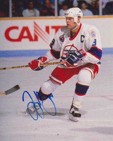 TROY MURRAY SIGNED WINNIPEG JETS 8X10 PHOTO 2