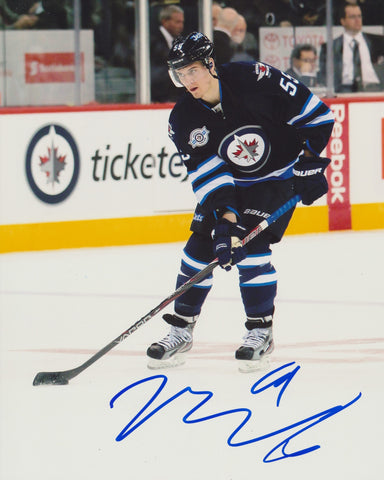MARK SCHEIFELE SIGNED WINNIPEG JETS 8X10 PHOTO 7