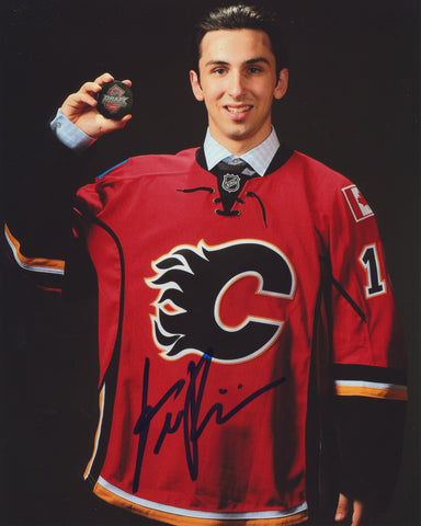 EMILE POIRIER SIGNED CALGARY FLAMES 8X10 PHOTO 2