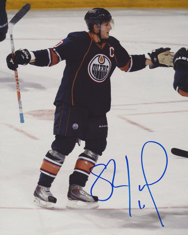 SHAWN HORCOFF SIGNED EDMONTON OILERS 8X10 PHOTO