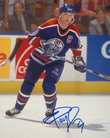 SHAYNE CORSON SIGNED EDMONTON OILERS 8X10 PHOTO