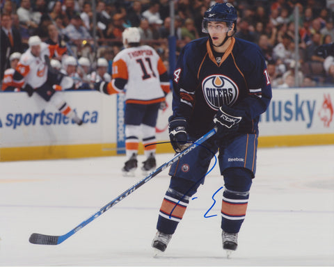 JORDAN EBERLE SIGNED EDMONTON OILERS 8X10 PHOTO