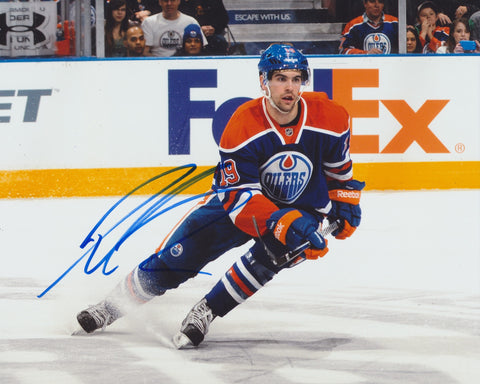 JUSTIN SCHULTZ SIGNED EDMONTON OILERS 8X10 PHOTO 6