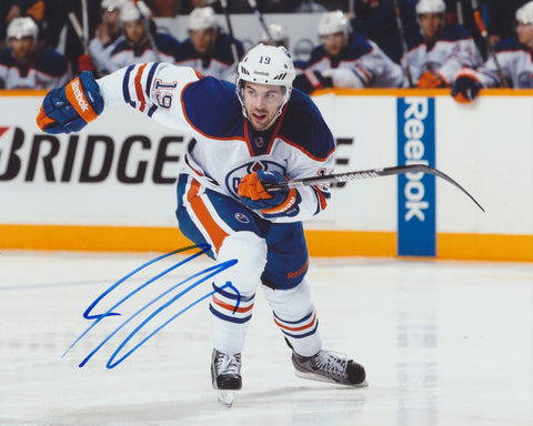 JUSTIN SCHULTZ SIGNED EDMONTON OILERS 8X10 PHOTO 3