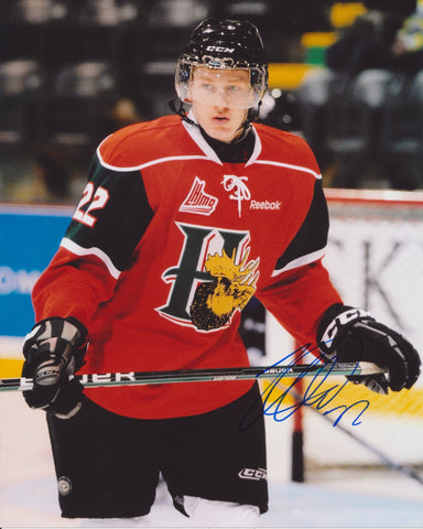 NATHAN MACKINNON SIGNED HALIFAX MOOSEHEADS 8X10 PHOTO