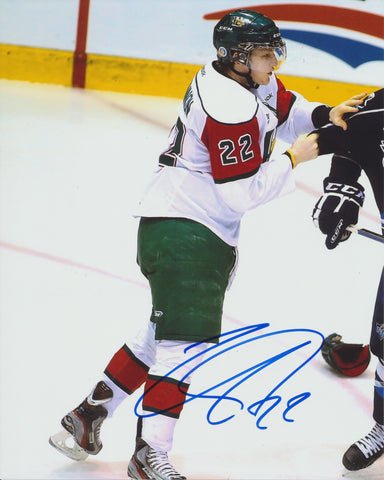 NATHAN MACKINNON SIGNED HALIFAX MOOSEHEADS 8X10 PHOTO 2