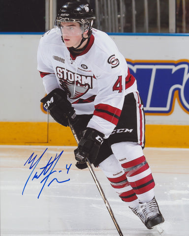 MATT FINN SIGNED GUELPH STORM 8X10 PHOTO 2