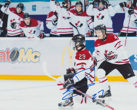 JONATHAN DROUIN SIGNED TEAM CANADA 8X10 PHOTO 2